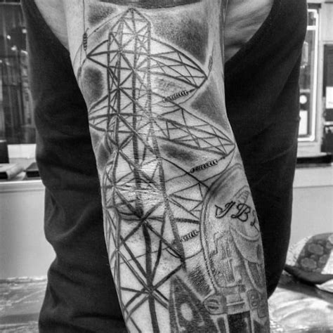 50 Lineman Tattoos For Men - Electrical Design Ideas