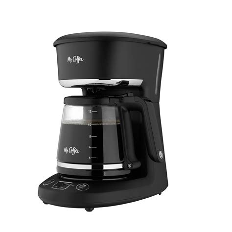 Mr. Coffee 12-Cup Programmable Coffeemaker, Black/Chrome - Walmart.com ...