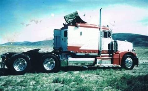 Custom 1987 Peterbilt 377 with Cat Powered Marine Engine