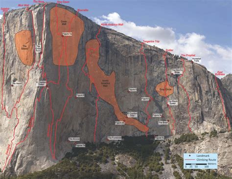 dawn wall routes - Google Search | Yosemite, National parks, El capitan ...