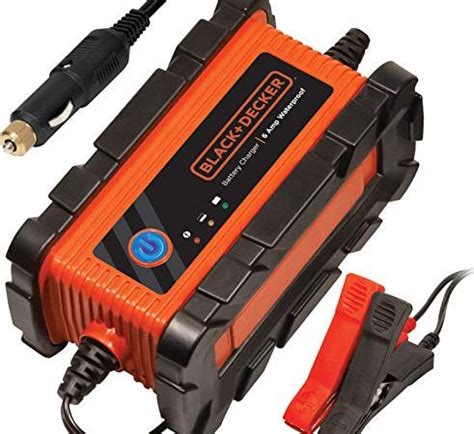 BLACK+DECKER BC6BDW Fully Automatic 6 Amp 12V Waterproof Battery ...