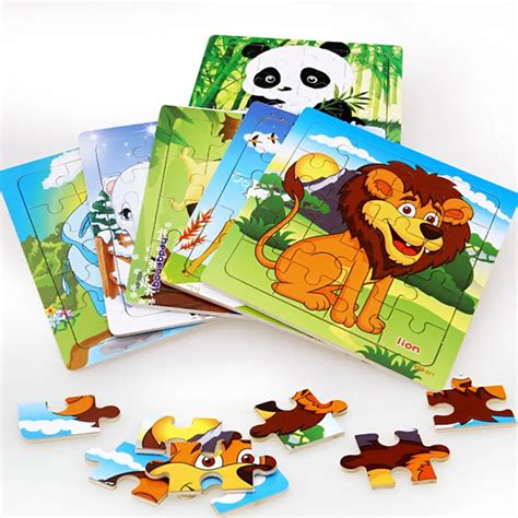 Children's High Quality Wooden Jigsaw Puzzles Toys Education And ...