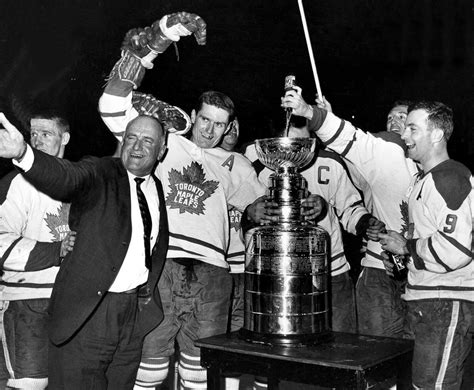 7up Being Poured Into 1962 Stanley Cup by the Champions Toronto Maple ...