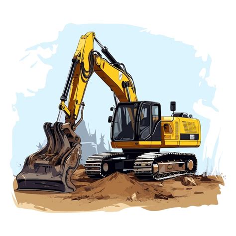 Premium Vector | Excavator Silhouette vector