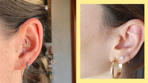 These Are The Prettiest Ear Piercing Combinations To Try In 2020 ...