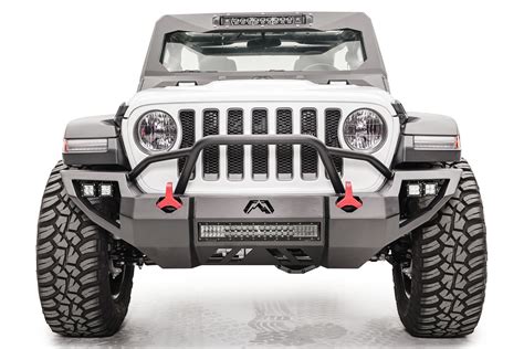 Fab Fours JL18-D46521-1 Vengeance Pre-Runner Front Bumper for 18-21 ...