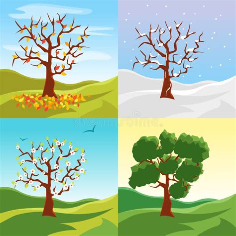 Cartoon Seasons Stock Illustrations – 9,056 Cartoon Seasons Stock ...