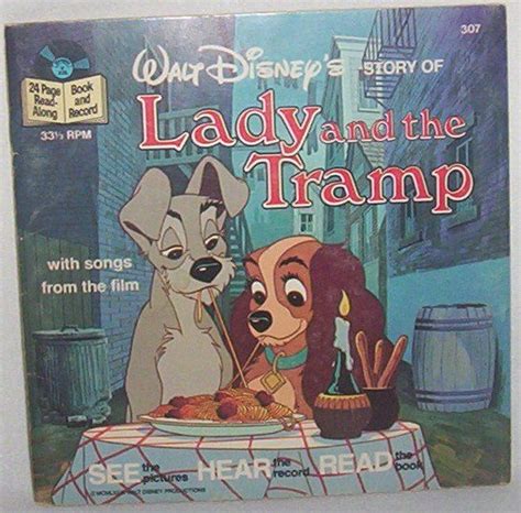 1979 Lady and the Tramp book & record #307