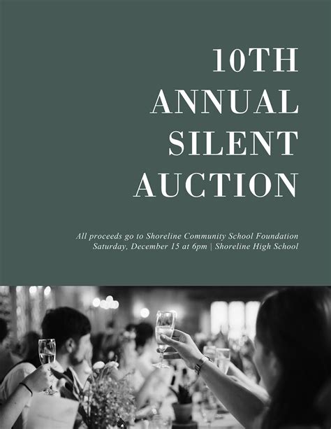 10th Annual Silent Auction Template | PicMonkey Templates