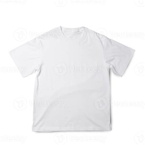 White Oversize T shirt mockup, Realistic t-shirt 12027401 PNG