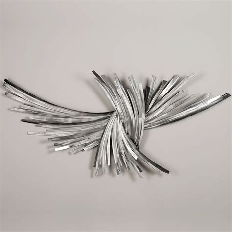 Infinity Silver Metal Wall Sculpture