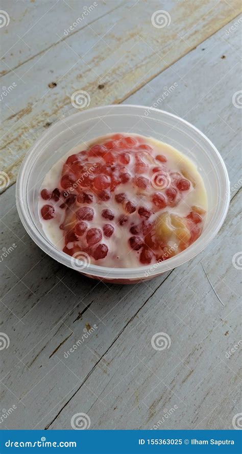 Bubur Candil Mutiara is Indonesian Traditional Food, Made from Sago ...