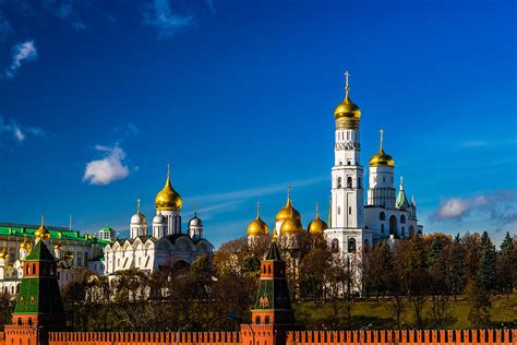 Moscow Kremlin Cathedrals Photograph by Alexander Senin