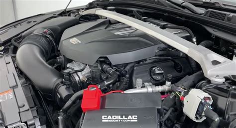 First Pictures Of 2022 Cadillac CT5-V Blackwing Engine