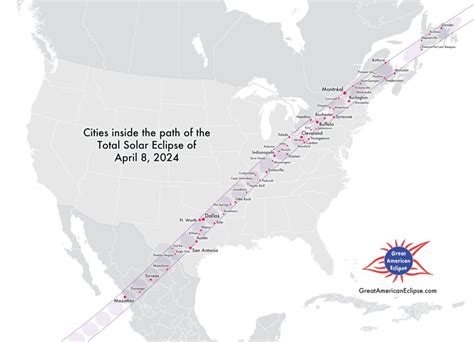 Best Places To Witness The Total Solar Eclipse 2024 United States ...