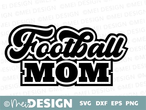 FOOTBALL Mom Svg-svg for Cricut-instant Download-digital File-baseball ...