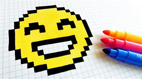 Pixel Art Facile Comment Dessiner Un Emoji Kawaii Youtube | Images and ...