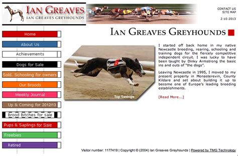 Chris Allsopp Racing Blog: Website Link - Ian Greaves Greyhounds