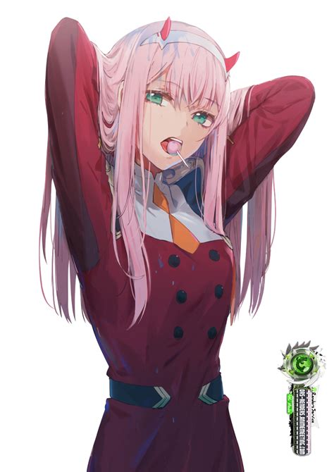 Darling in the Franxx:Zero Two Sweet Pose Render | ORS Anime Renders