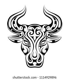 Tribal Ox Tattoo Designs