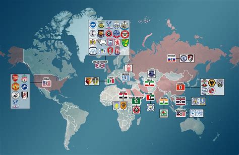 Epl Map Of Teams