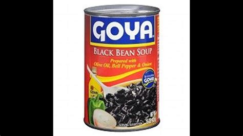 GIANT issues recall for Goya regular ready to serve black bean soup ...