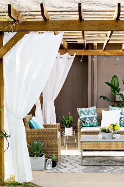 Pergola Designs With Curtains - Pergola Gazebo Ideas