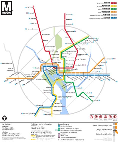 Washington Metro Map Redesign on Behance