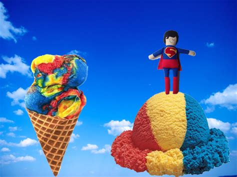 Superman Icecream