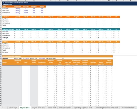 3 Year Financial Projection Template | Qualads