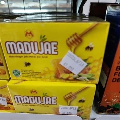 Jual Madujae / Madu dengan Jahe Merah dan Sereh 10 Sachet | Shopee ...