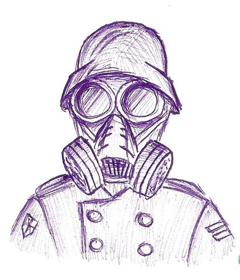 Gas Mask Drawing at GetDrawings | Free download