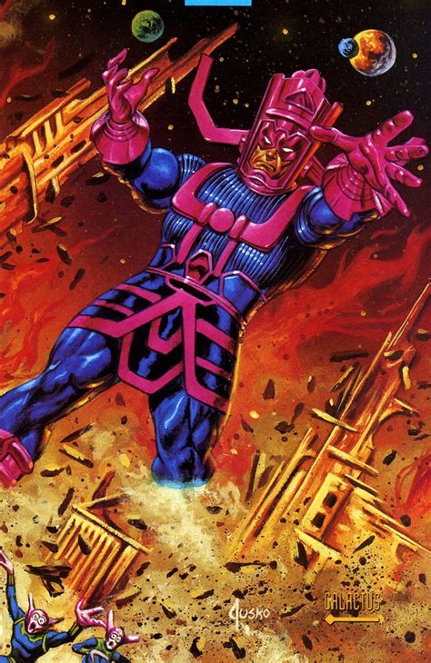 Galactus by Joe Jusko | Marvel comics art, Marvel cards, Galactus marvel