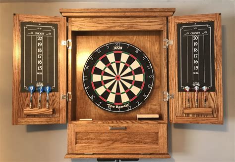 How To Make A Dart Board Cabinet | www.resnooze.com