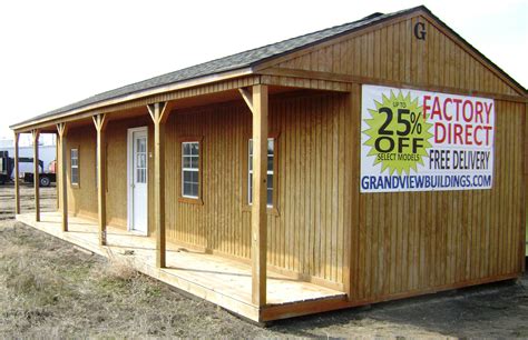 16x40 Side Porch Cabin built by Grandview Buildings! Custom Builds ...