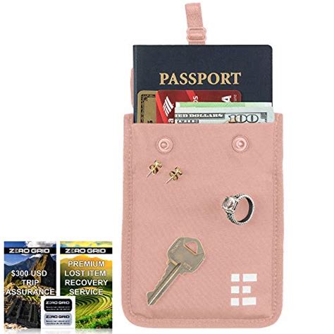 Zero Grid Hidden Bra Wallet – Travel Pouch & Secret Pocket for Passport ...