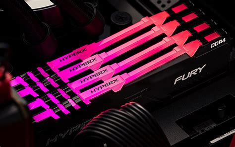 The new HyperX Fury DDR4 RAM comes with RGB lighting while keeping its ...