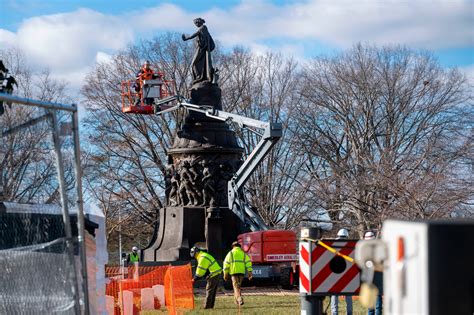 Judge allows removal of Confederate statue at Arlington National ...