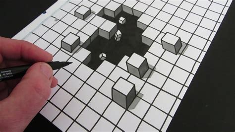 How to Draw a Hole: 3D Illusion - YouTube