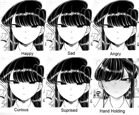 The many faces of komi san : r/Animemes