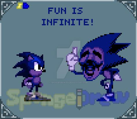 [Sonic] Majin Sonic sprite by SpongeDrew250 on DeviantArt