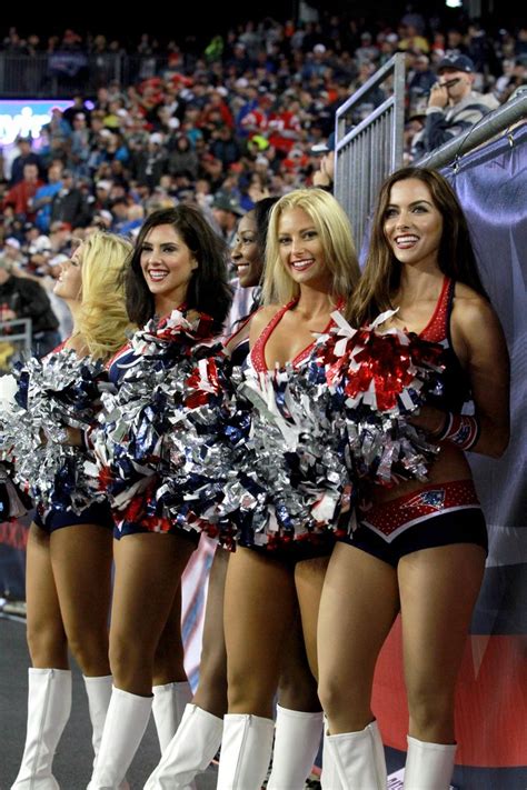 Cheerleaders Perform During Patriots-Steelers Game | New england ...