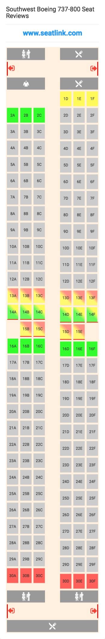 Boeing 737 Seating Chart