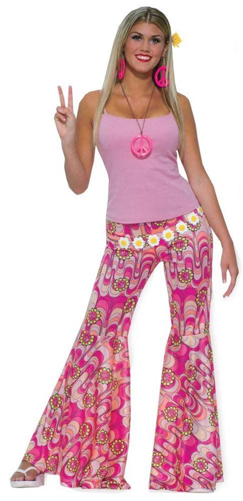 70S Costume Ideas For Women - Bing Images: Pink Flower, Bell Bottoms ...