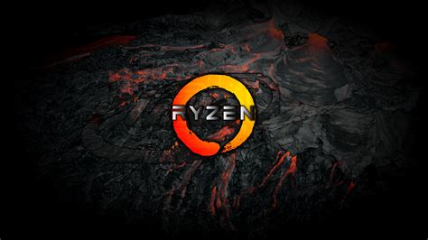 Download Logo AMD Technology AMD Ryzen 4k Ultra HD Wallpaper