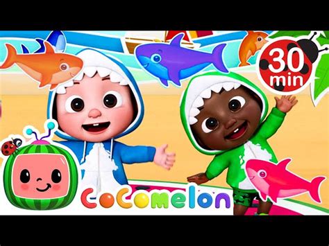 Baby Shark Colors Song | Cody and Friends! Sing with CoComelon - Videos ...