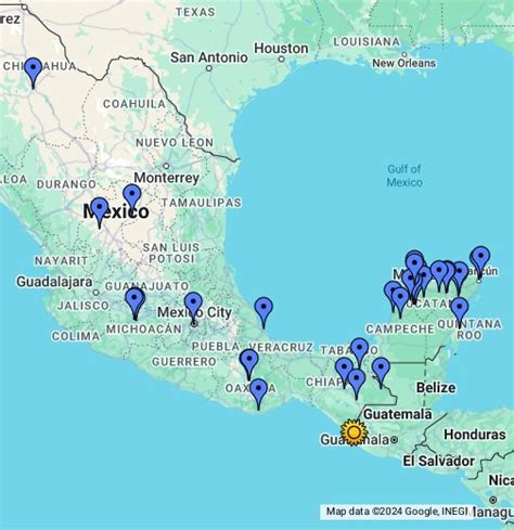 Google Mapa De Mexico