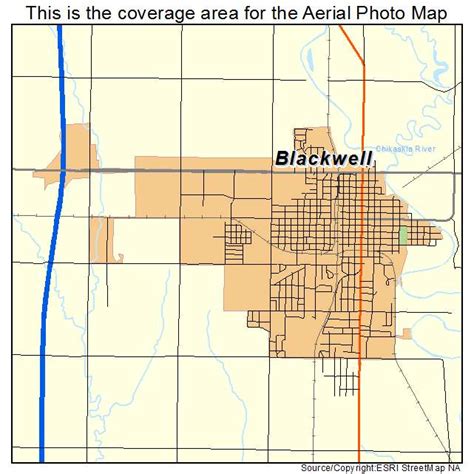 Aerial Photography Map of Blackwell, OK Oklahoma