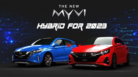 The New Perodua Myvi Hybrid For 2023 - YouTube