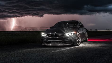 Download wallpaper 1366x768 balck, outdoor, bmw m3, tablet, laptop ...